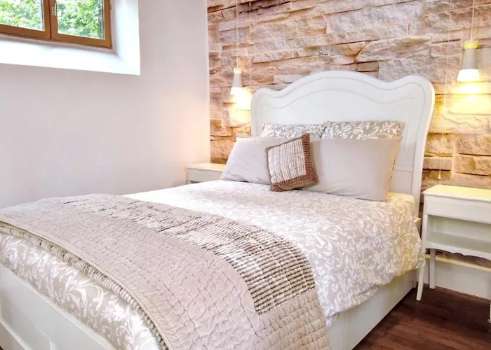 Romantic Village School With Sunny Garden