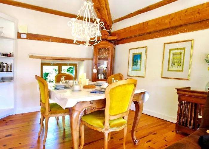 Romantic Village School With Sunny Garden *